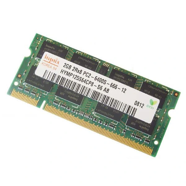 LAPTOP RAM 2GB DDR2-800MHZ PC2-6400 USED